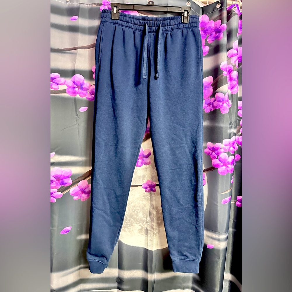 H&M navy blue drawstring joggers (XS)